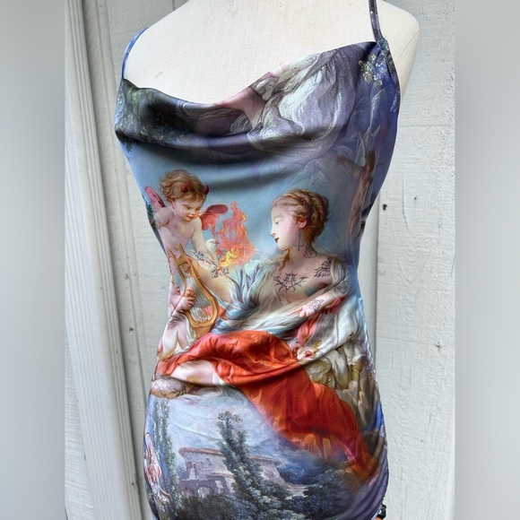 Dolls kill CURRENT MOOD DA VINCI'S DEMONS MINI DRESS - Picture 2 of 6